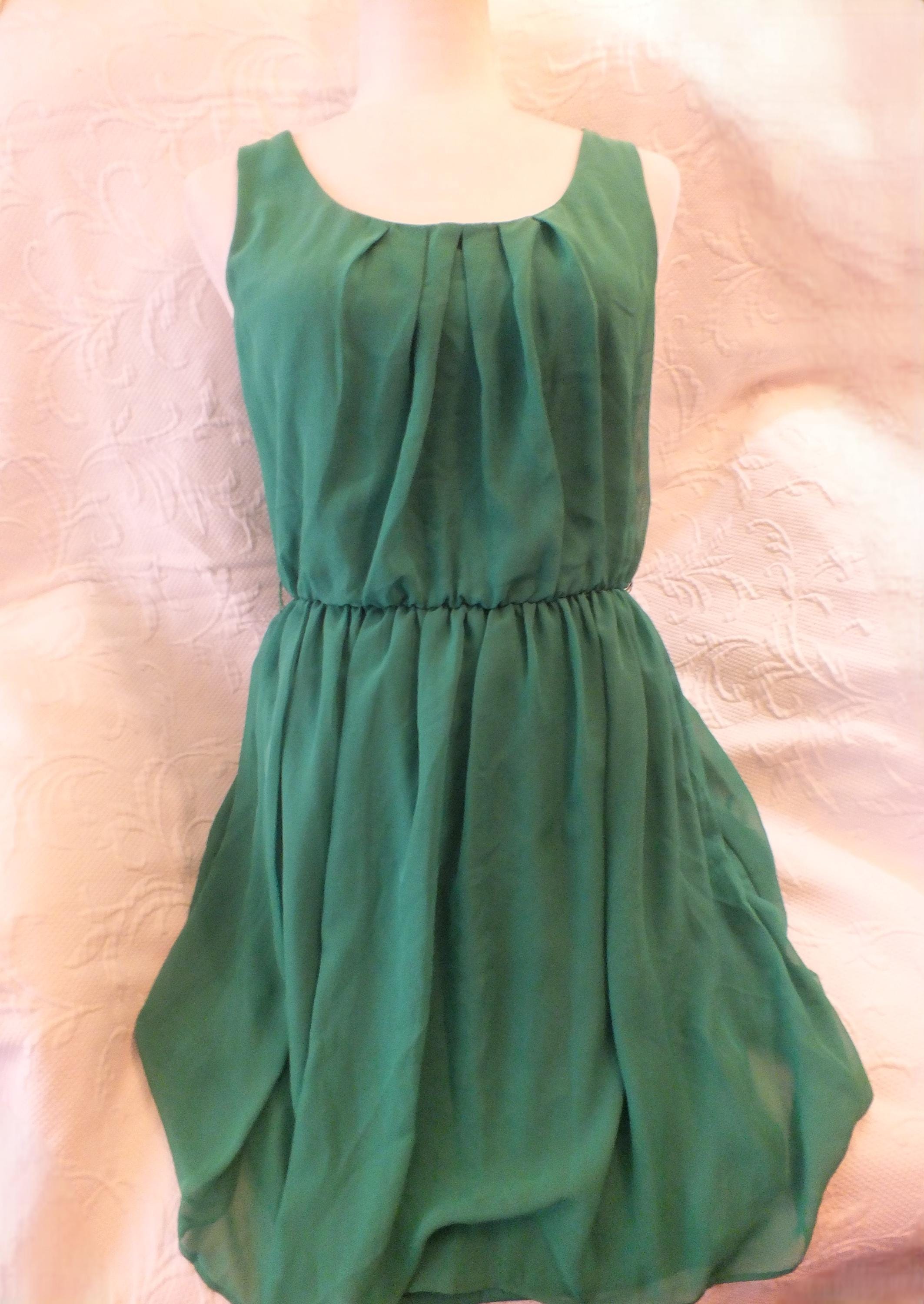 Emerald Vintage Dress - Etsy