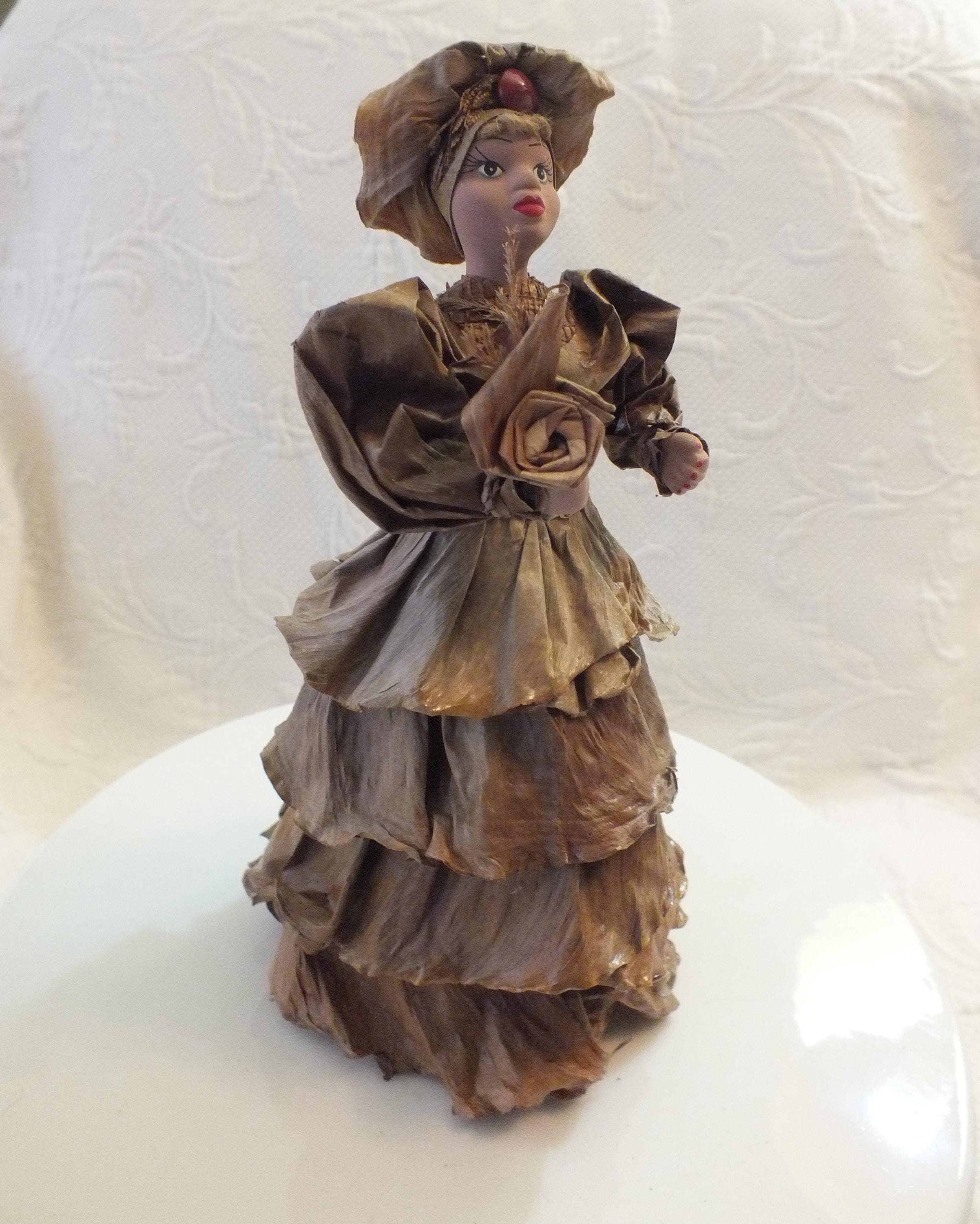 Vintage Banana Leaf Doll from the Bahamas