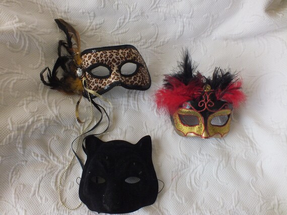 Set of Three Eye Masks - Wall Display, Wall Art