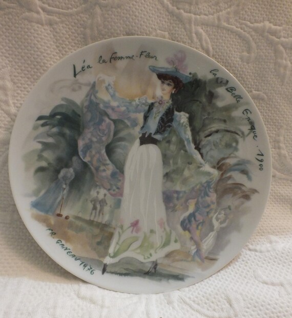 Vintage Limoges Fashion Plate 1976 Limoges Collector's Plate by