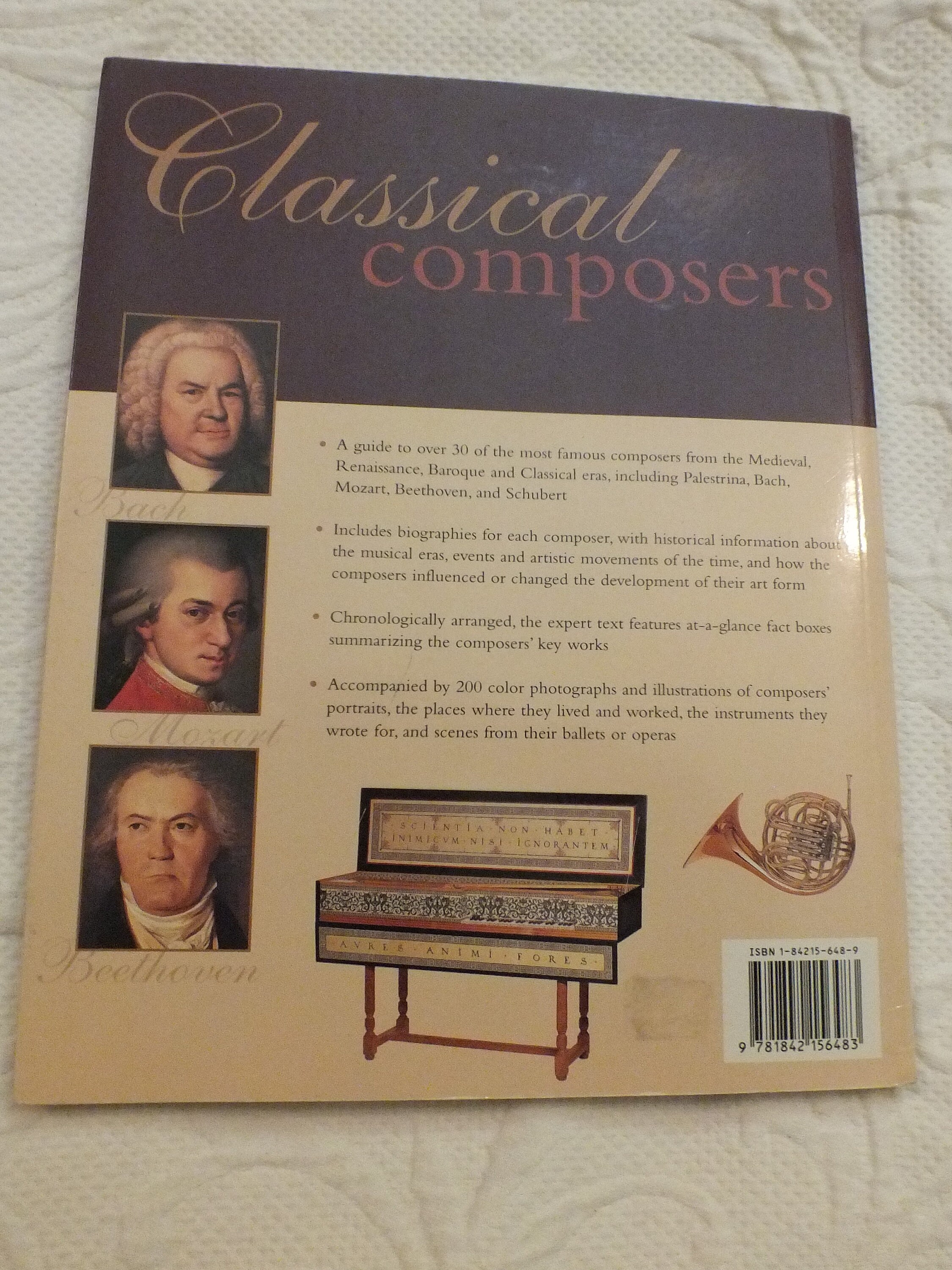 Classical Composers Book by Wendy Thompson - Guide to the Lives of ...