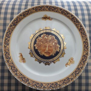 Bacchus Cake Stand Depos T. Limoges in Gold