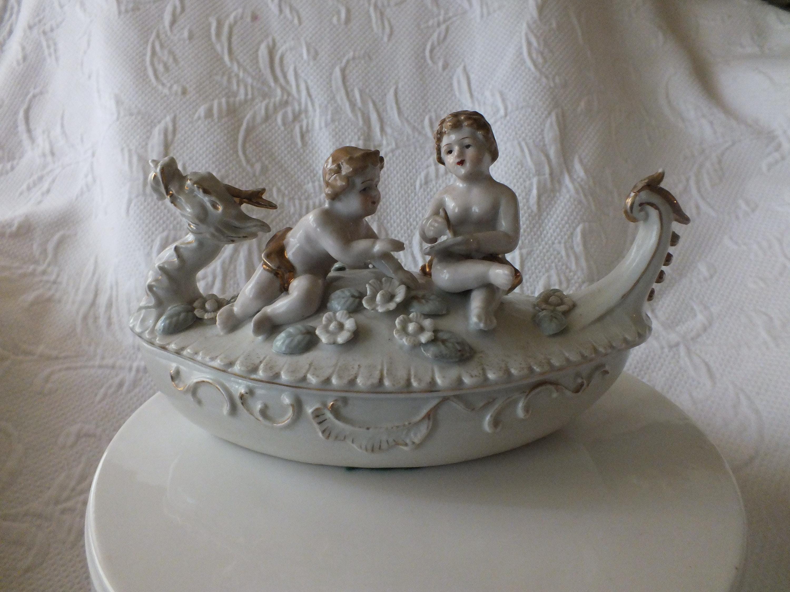 Capodimonte Porcelain Angels - Etsy