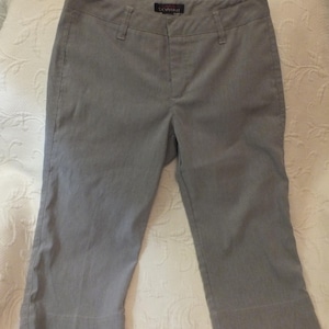 Vintage Women&#39;s Capri Pants Gray Z Cavaricci Size 3/Small