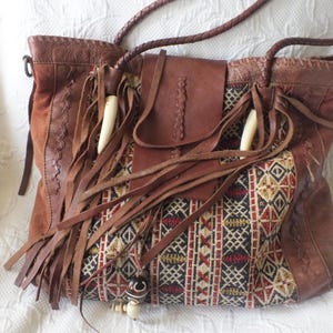 Large Hippie Tassle Bag by Free People