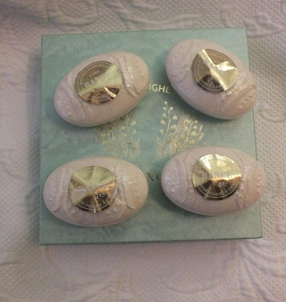 Rance Soap Box Vero Mughetto Set of Four Made in Italy Luxury