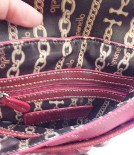 Leather Crossbody Bag by Tignanello in a Deep Red… - image 5
