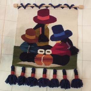 Peruvian woven artwork