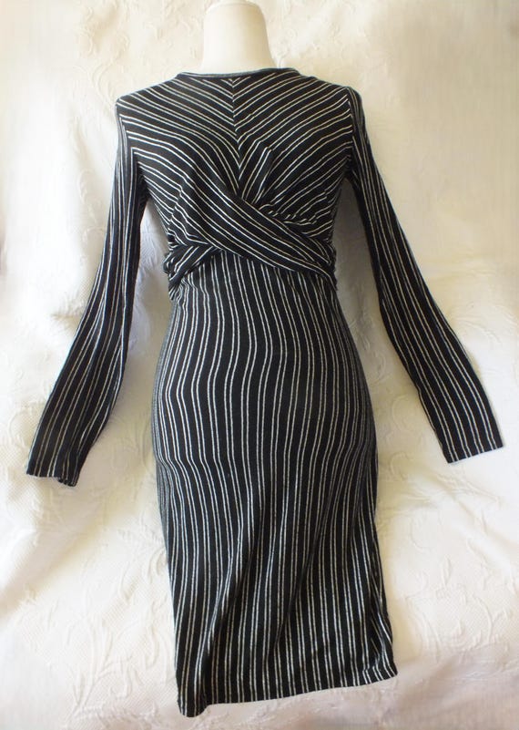 black and white striped dress vintage Amazon.com: Black and White Striped Dress for Women: 50s Circus? Adult Vintage 1950s Rockabilly Pinup Dresses Pageant Midi Cocktail Tea Party Gown Black Stripes L : Clothing, Shoes & Jewelry