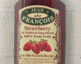 Marmellata di fragole francese Jean Francois importata dalla Francia Senza glutine
