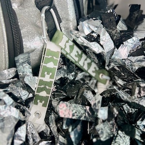 Bring It & Bring It Bling! Custom Nylon Pom Pom and Name Handle Tags