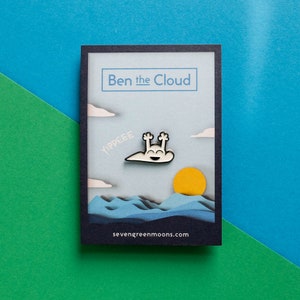 Ben the Cloud Enamel Pin image 4