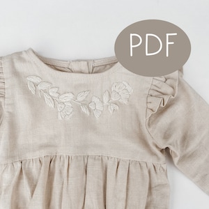 Ivory Blooms PDF Embroidery Pattern DIY - Thread Unraveled