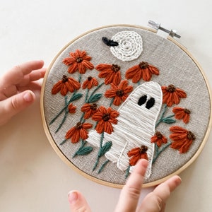 PDF DIGITAL Pattern Ghoul Garden DIY Thread Unraveled Beginner Embroidery Pattern image 3