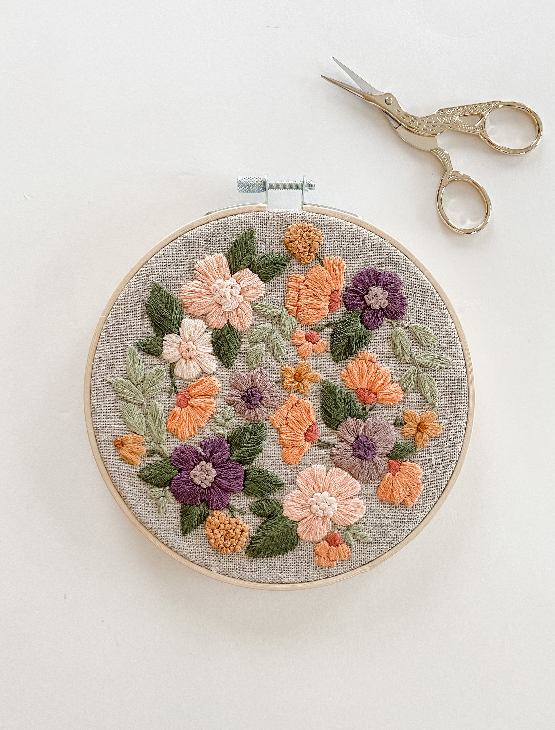 PDF DIGITAL Pattern Peachy Poppies DIY - Thread Unraveled - Beginner ...