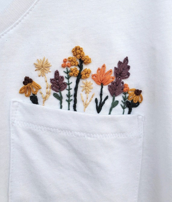 My Little Garden Embroidery KIT FOR KIDS With Pre-printed Fabric