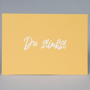 Postkarte "Du stinkst" // MEAN CARDS
