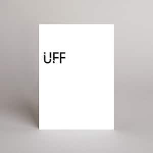 Postkarte  "UFF"-TYPE // TYPE-Serie