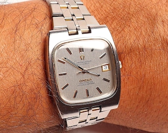Vintage 1970s, Omega Constellation 18K Gold & Steel 168.0059 Automatic - Date, Wonderful Gift