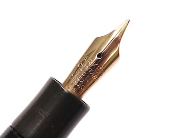 Pluma estilográfica Parker Premier vintage de la década de 1930: plumín de 14 quilates, fabricada en Canadá