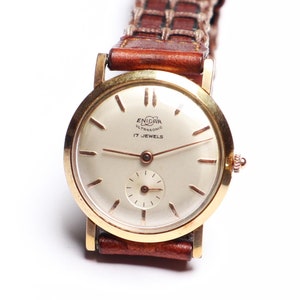 Wonderful Ladies Vintage Enicar Ultrasonic Cocktail watch, Gold Plated, Wonderful gift