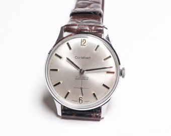 Vintage Cortebert Observatoires, reloj de cuerda manual - reloj de la década de 1960, maravilloso regalo