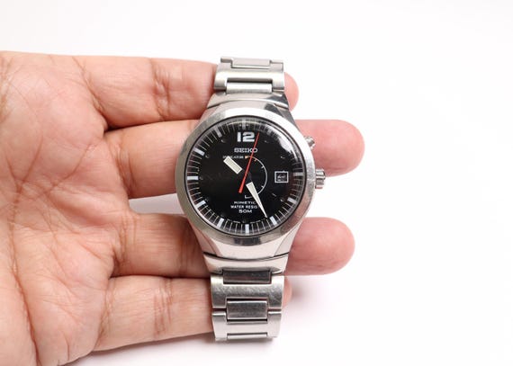 Seiko Kinetic INDICATOR 5M42-0G70 - New Battery Instal