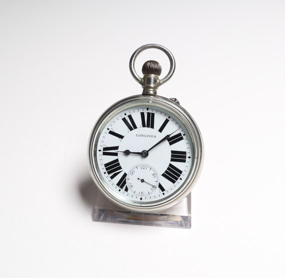 Vintage Longines Swiss pocket watch - Longines Wa… - image 1