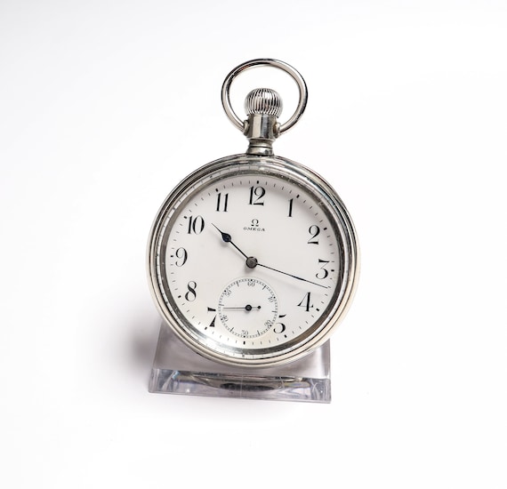 Rare Huge Vintage Railroad Omega Swiss Pocket Watch Omega Watch From 1920s Wonderful Gift for a Birthday or Anniversary Etsy