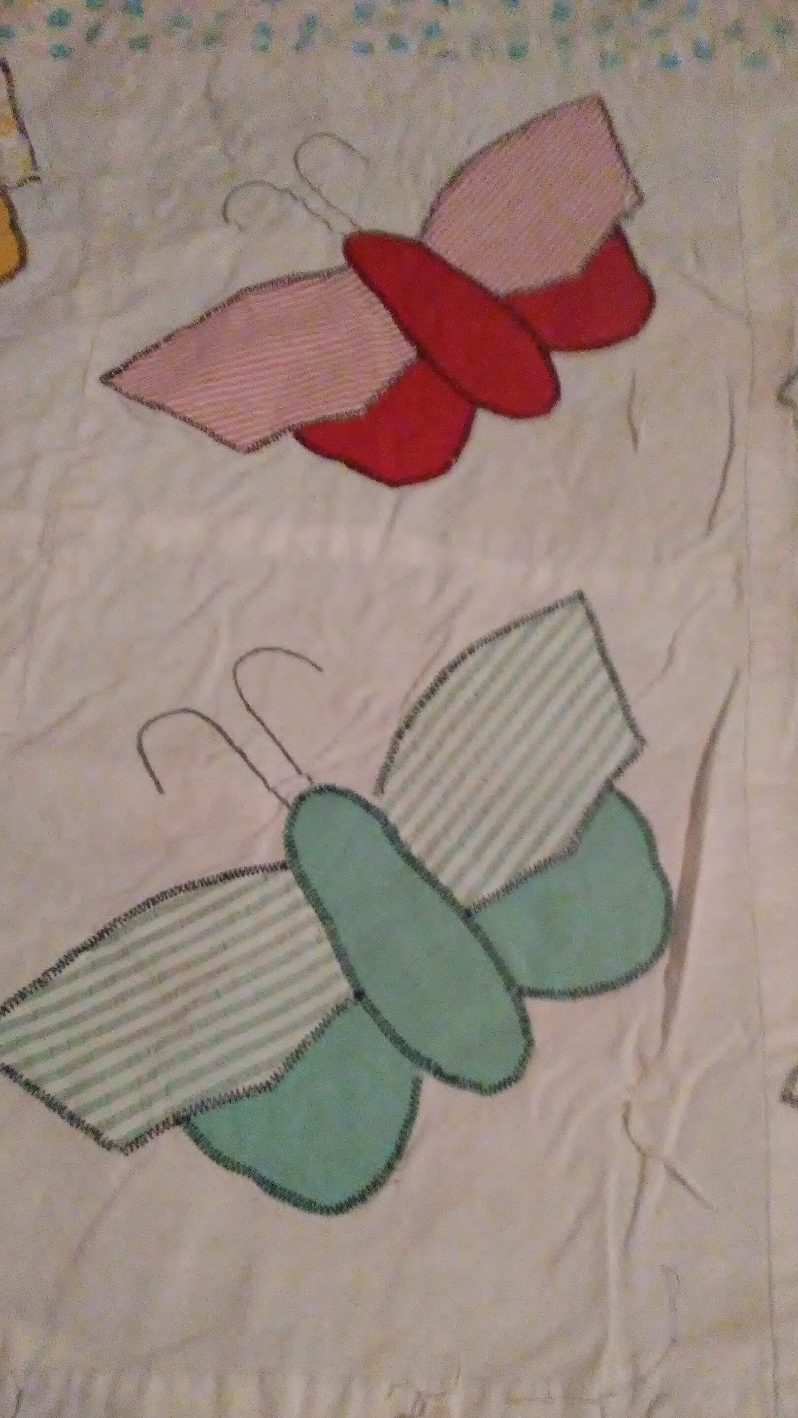 Beautiful Butterfly Quilt Pattern, Butterfly Applique Quilt Pattern ...
