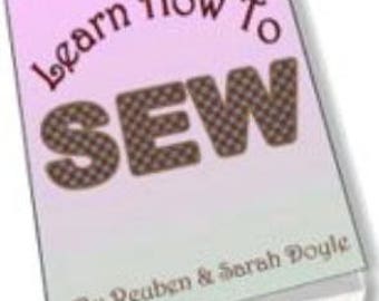 Learn How To Sew PDF dowloadable sewing book