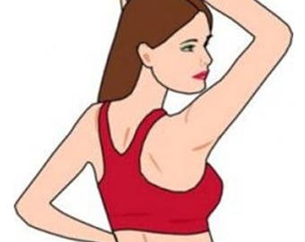 How To Make A Custom Fit Misses Size Sports Bra - PDF downloadable pattern making class