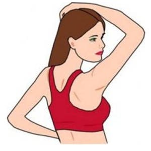 Puede incluir: Un sujetador deportivo rojo con diseño de espalda de nadador.