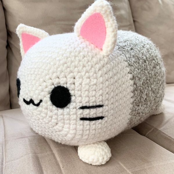 Cubed Cat Plush Crochet Pattern