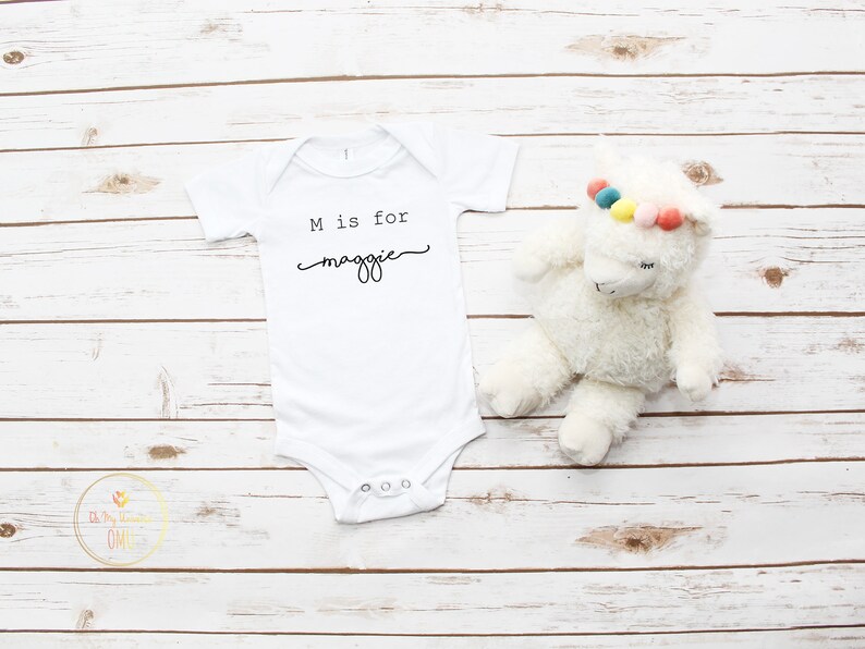 etsy personalized baby clothes