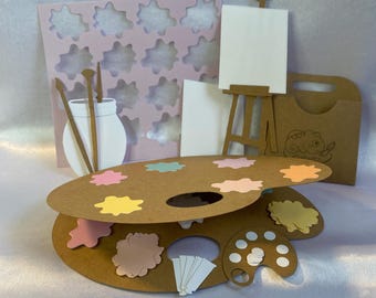 The Painters Palette Journal Ephemera Kit | Journal Ephemera Kits