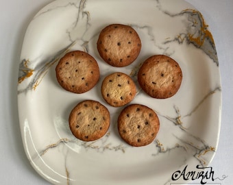 Pesos para moldes de biscoitos de chocolate com argila de polímero | Pesos para moldes | Pesos para moldes de costura | Pesos para tecidos