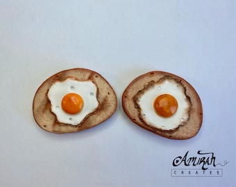 Sunnyside Up EggToast Pattern Weights | Sewing Pattern Weights| Pattern Weights | Fabric Weights