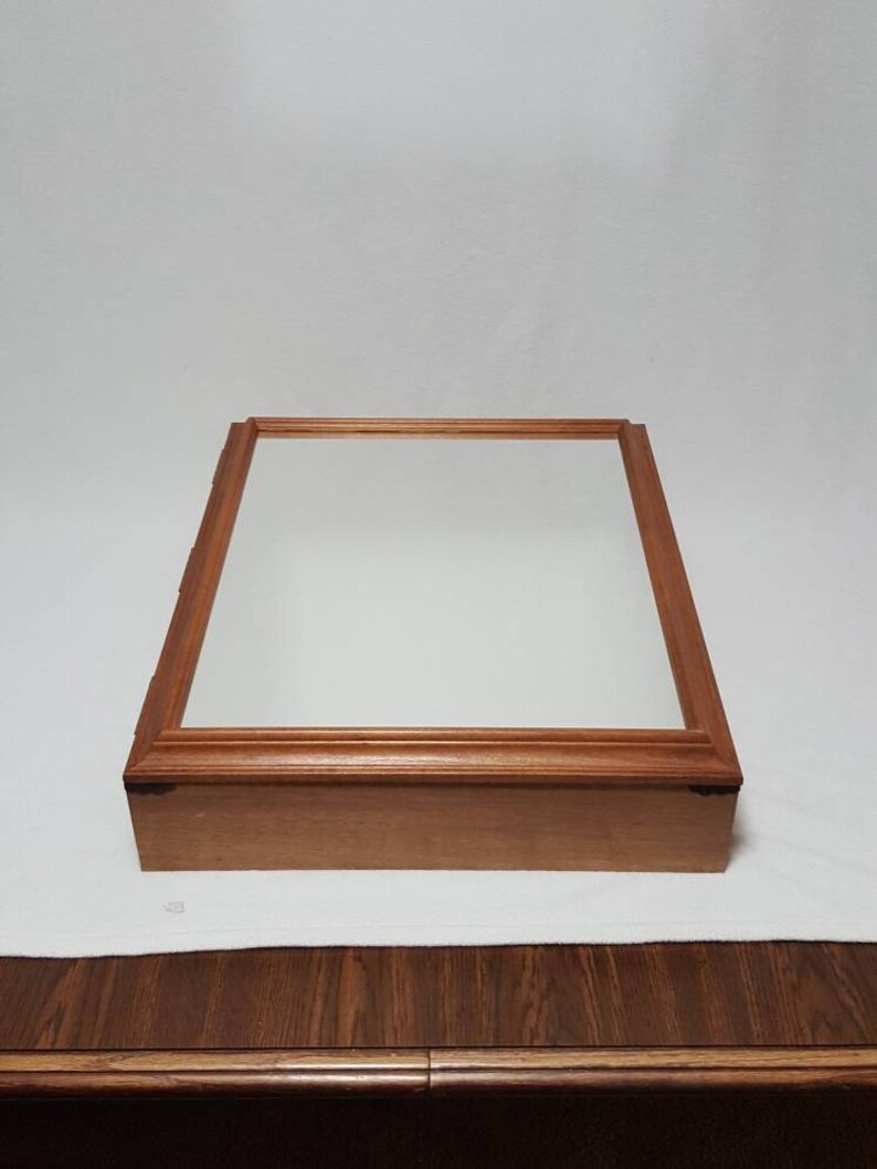 Handmade Wood Medicine Cabinet Entirely Mirrored Inside 2 Etsy