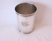SALE American Sterling Silver Mint Julep Derby Cup Manchester Silver Co Ready for the Races Perfect as a Centerpiece for Flowers