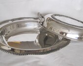 Magnificent American Silverplate Covered Vegetable Fruit Dessert Server in quot Kings Court quot Pattern