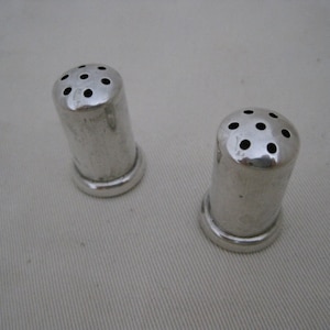 Sterling Salt & Pepper Shakers; Pair of individual American Sterling Shakers; Perfect for That Special Someone, or Even for Afternoon Tea!