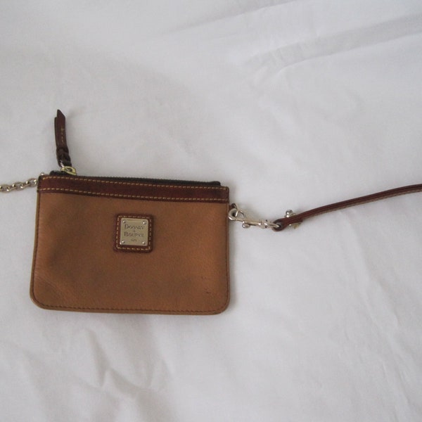 Vintage Dooney & Bourke Small Wrist/Wristlet Bag Wallet Keychain; Perfect for Your Special Someone or a Treat for Yourself!