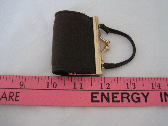 Etienne Aigner "Mini Purse" coin purse with "eye"… - image 8