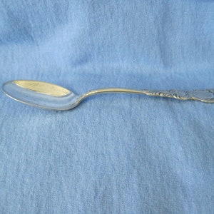 Spoon; Extremely RARE (100 years) Antique American Silverplate Silver Plate Ice Cream Spoon Teaspoon in &quot;Rialto&quot; Pattern for Liquid Carbonic