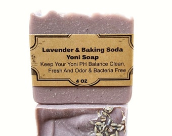 Yoni Soap | Lavender Yoni Soap | Baking Soda  | Best Feminine Wash | Yoni Wash | Apple Cider Vinegar Yoni Soap
