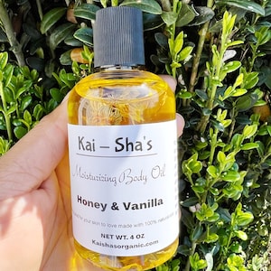 Sweet Honey And Vanilla Body Oil |Skin Moisturizer |Hydrates Skin | All Natural