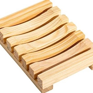 Wooden Soap Dish | Handmade | Soap Dish | Raw Wood | Hold 1 Soap