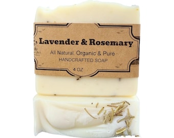 Lavender Rosemary Soap: All Natural, Handmade Deodorizing Soap