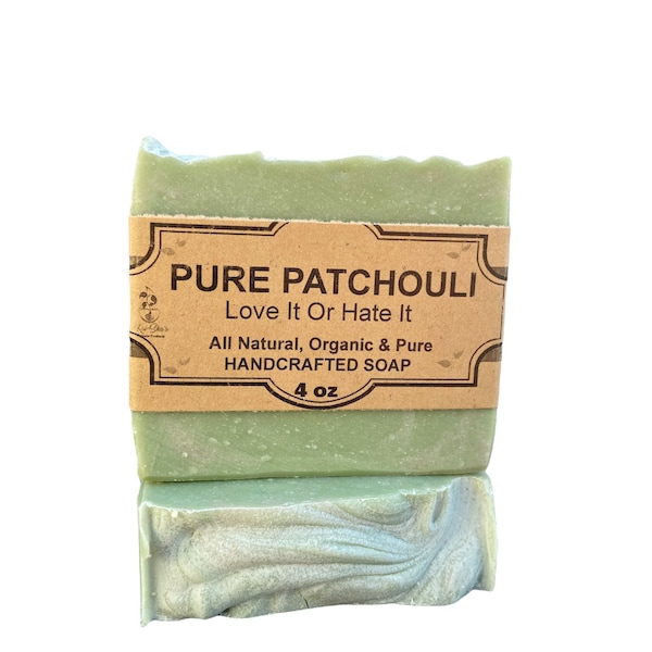 Pure Patchouli Bar Soap | Handmade Soap | Men and Women Bar Soap